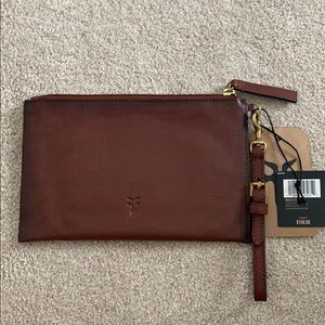 Brand New Frye Leather wristlet